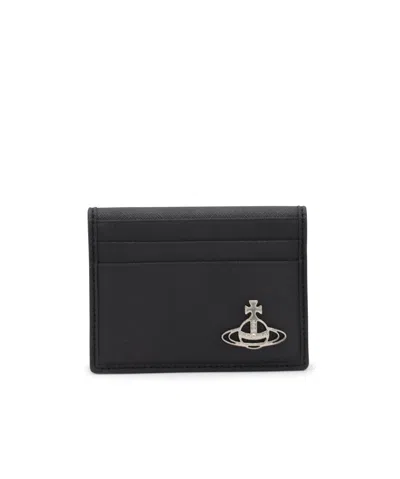 Vivienne Westwood Orb Plaque Bi-fold Card Holder In Green