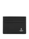 Vivienne Westwood Logo Grained Leather Card Holder