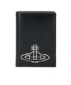 Vivienne Westwood Bifold Logo Card Holder In Black
