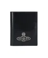 Vivienne Westwood Bifold Logo Card Holder In Black
