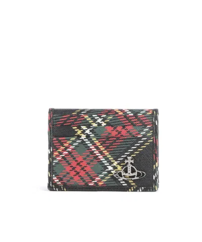 Vivienne Westwood Orb Plaque Bifold Wallet In Black