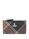 Vivienne Westwood Orb-plaque Card Holder In Black