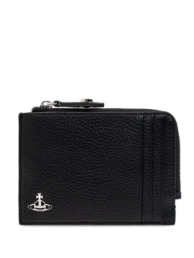 VIVIENNE WESTWOOD ORB-PLAQUE CARD HOLDER
