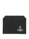 Vivienne Westwood Orbit Card Holder In Black