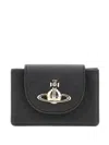 Vivienne Westwood Orb-plaque Cardholder In Black