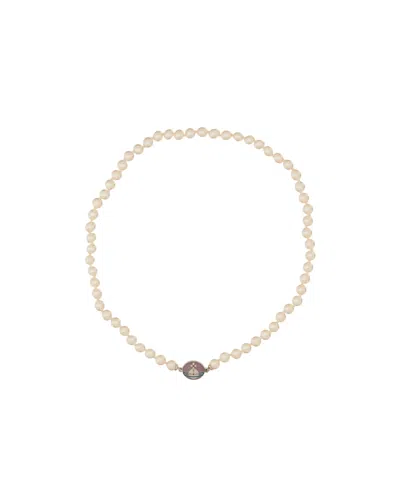 Vivienne Westwood Orb Plaque Embellished Necklace