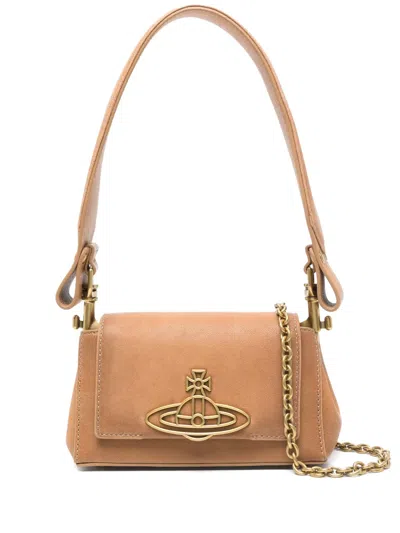 Vivienne Westwood Orb-plaque Leather Shoulder Bag
