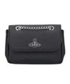 Vivienne Westwood Small Purse Chain Shoulder Bag In Black