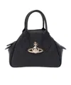 Vivienne Westwood Yasmine Mini Leather Shoulder Bag In Black