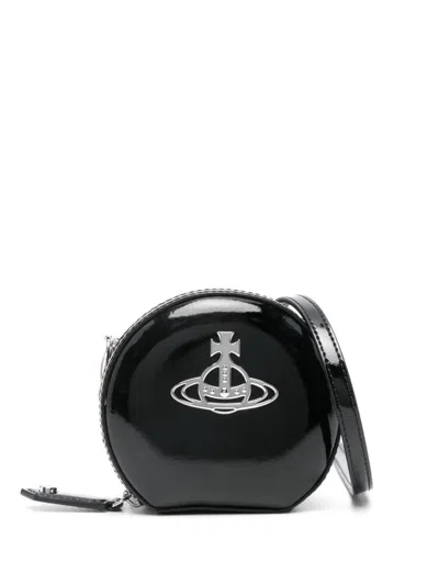 Vivienne Westwood Orb-plaque Mini Bag In Black