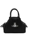 Vivienne Westwood Triangular Silhouette Leather Tote Bag In Black
