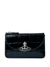 Vivienne Westwood Orb-plaque Wallet In Black