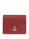 Vivienne Westwood Snap Wallet In Red