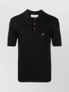 VIVIENNE WESTWOOD ORB POLO COLLAR WOOL POLO