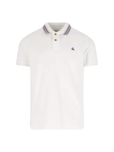 VIVIENNE WESTWOOD ORB" POLO SHIRT WHITE