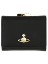 Vivienne Westwood Small Frame Wallet In Black