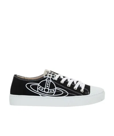 VIVIENNE WESTWOOD VIVIENNE WESTWOOD ORB PRINTED LACE-UP SNEAKERS
