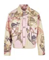 Vivienne Westwood Orb Chain Marlene Jacket In Nude