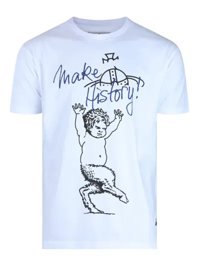 Vivienne Westwood Orb-print Cotton T-shirt In Blue