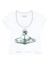 Vivienne Westwood Orb-print Cotton T-shirt In White