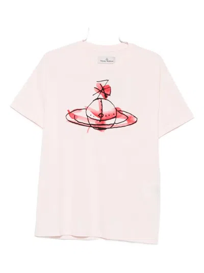 VIVIENNE WESTWOOD ORB-PRINT ORGANIC COTTON T-SHIRT