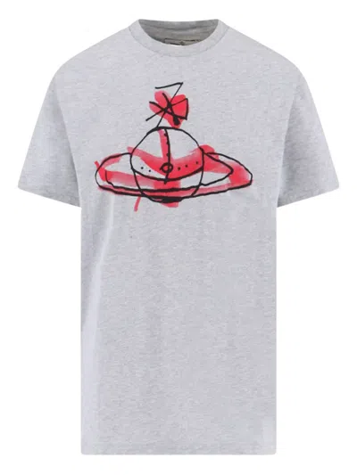 VIVIENNE WESTWOOD ORB-PRINT T-SHIRT