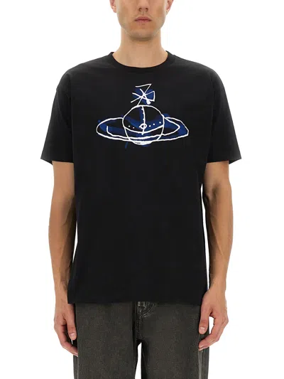 VIVIENNE WESTWOOD ORB PRINT T-SHIRT