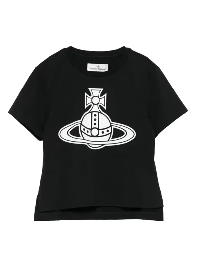 Vivienne Westwood Orb-print T-shirt In Black