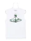 Vivienne Westwood Orb-print Tank Top In White