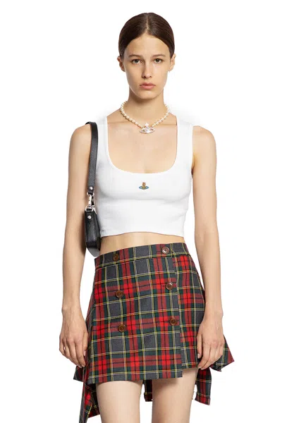 VIVIENNE WESTWOOD ORB RIB CROP TOP