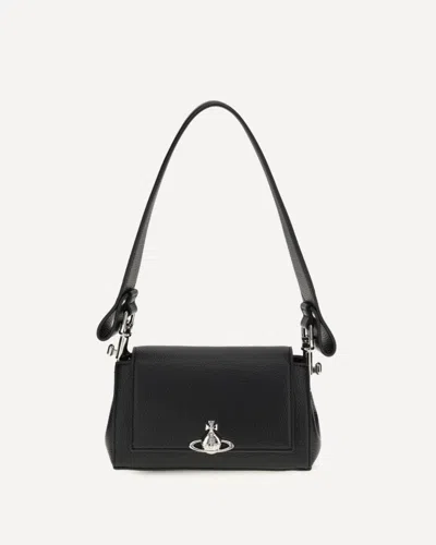 Vivienne Westwood Orb Shoulder Bag In Black