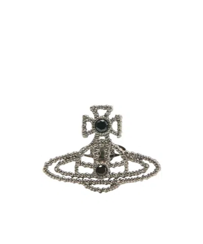 Vivienne Westwood Orb Single Earring In Multi