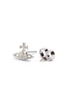 Vivienne Westwood Orb Single Stud Earring In Silver