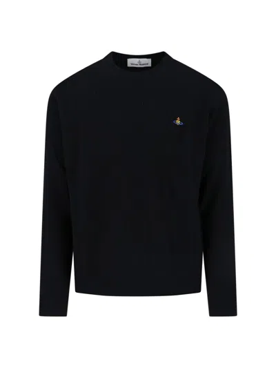 Vivienne Westwood Orb Sweater In Black