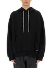 Vivienne Westwood Hooded Sweatshirt Graphic Print In Black