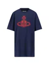 Vivienne Westwood Oversized Crewneck T-shirt In Blue