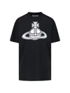 Vivienne Westwood Classic Black T-shirt With Fitted Silhouette In Black
