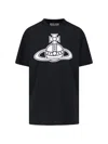 Vivienne Westwood Classic Black T-shirt With Fitted Silhouette In Black