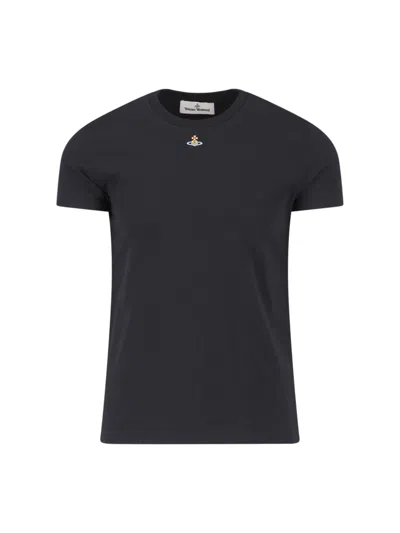 Vivienne Westwood Orb T-shirt In Black