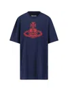 Vivienne Westwood Paris Orb Graphic T-shirt In Blue
