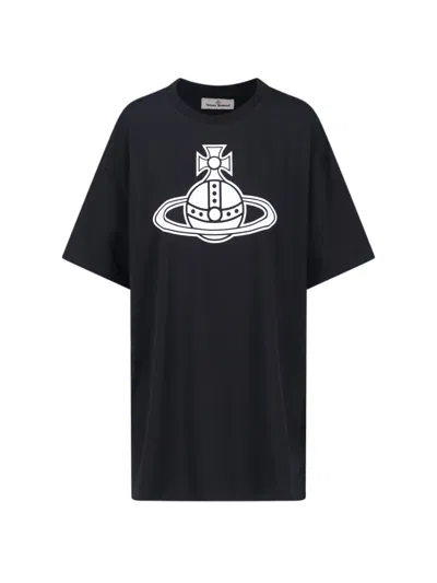Vivienne Westwood Orb T-shirt In Blue