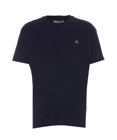 Vivienne Westwood Orb T-shirt In Blue