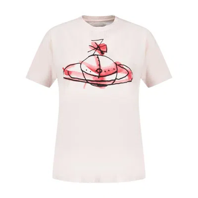 Vivienne Westwood Orb T-shirt In Pink