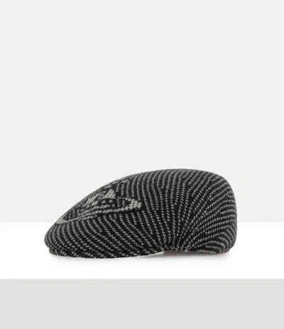 Vivienne Westwood Orb Thermo Hunting Cap Thermo Wool Black Os-u Unisex