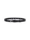 Vivienne Westwood Orb" Thin Belt Black In Black