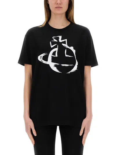 Vivienne Westwood Stencil Orb Oversized Tshirt