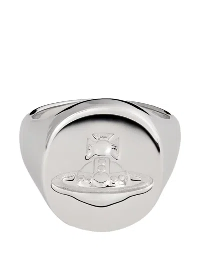 Vivienne Westwood Orb-detail Ring In Silver