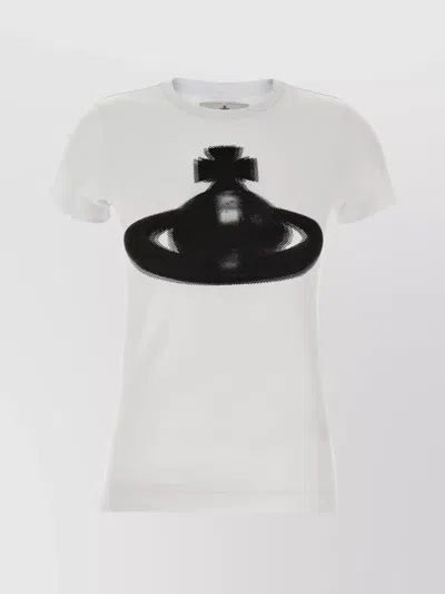 Vivienne Westwood 'orbe Demi-ton Pérou' T-shirt In White
