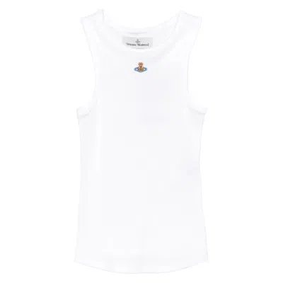 Vivienne Westwood Orb-embellished Tank Top In White