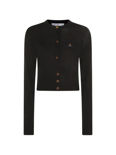 Vivienne Westwood Orb-embroidered Cardigan In Gray